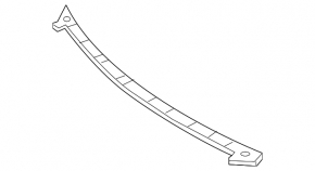 Mercedes GLA 14-20 rear bonnet trim for injectors