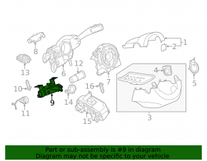 Ignition switch VW Jetta 19-24