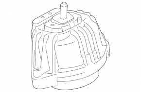 Left engine mount BMW X3 F25 13-17 2.0T