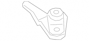 Rear right VVB mounting bracket for Audi E-Tron 19-23
