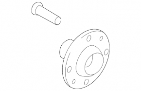 Front left hub Hyundai Accent 18-23