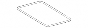 Toyota Highlander 08-13 hatch seal gray, for cleaning