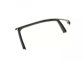 Upper rear left door molding with seal Fiat 500X 16-22 chrome