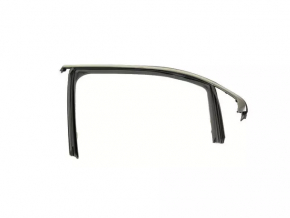 Upper rear left door molding with seal Fiat 500X 16-22 chrome