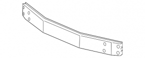 Honda Civic 13-15 aluminum front bumper reinforcement