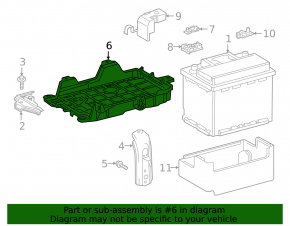 Toyota Rav4 19-25 2.5 Battery Tray