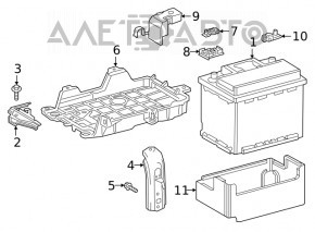 Toyota Rav4 19-25 2.5 Battery Tray