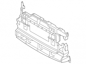 Upper radiator deflector Mitsubishi Outlander 16-22 2.4, 3.0