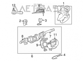Lexus ES300 ES330 Steering Angle Sensor