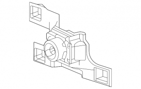 Front bumper parking sensor mount for Lexus RX 23-26 Canada built, center right