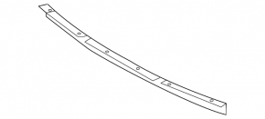 Lower radiator deflector Nissan Versa 12-19 usa 1.6