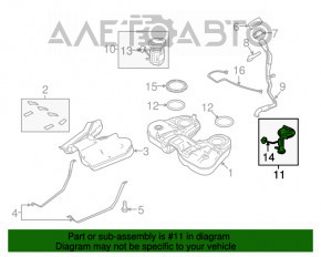 Fuel pump petrol pump Ford Flex 09-12 prerest