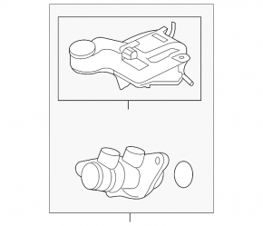 Brake Master Cylinder Mazda3 2.3 03-08