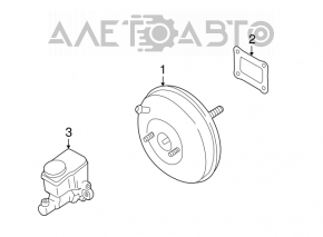 Brake Master Cylinder Mazda3 2.3 03-08