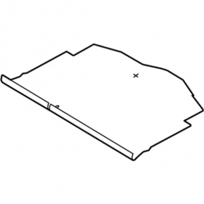 Trunk floor Ford Fiesta 14-19 5d