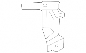 Radiator deflector right upper Ford Fiesta 14-19 1.6