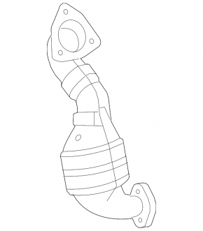 Catalytic converter rear Ford Explorer 13-17 3.5 sport