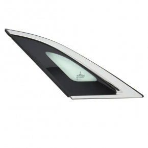 Rear left fixed glass window for Lincoln MKZ 13-20 chrome