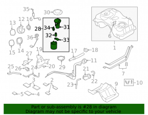 High-pressure fuel pump Mazda CX-7 06-12 2.3