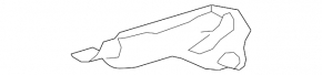 Left manifold guard for Lexus LS460 07-17