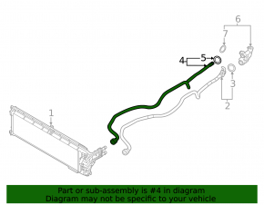 Cooling pipe automatic transmission BMW X3 G01 20- 2.0T release
