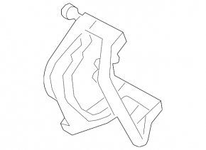 Rear left brake caliper bracket for BMW X3 F25 11-17