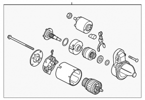 Starter Kia Forte 14-18