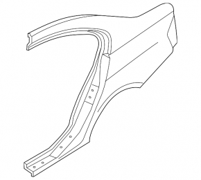 Quarter wing rear right BMW 3 F30 12-18