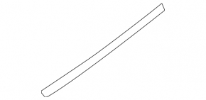 Audi Q7 20-26 center trunk lid molding, gloss black