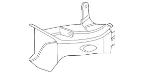 Front right brake disc air duct BMW X5 G05 19-25 M