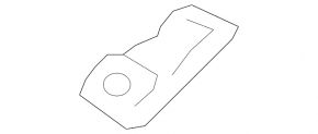 Right rear bumper mount for Toyota Avalon 2012
