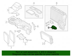 Air Conditioner Heater Valve BMW 7 G11 G12 16-19