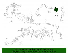 Fuel system vacuum valve Lexus GS350 06-11