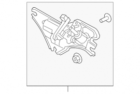 Rear wiper linkage with motor Hyundai Tucson 16-21