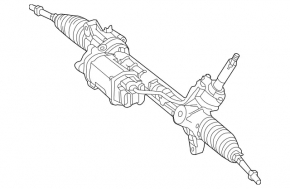 Mercedes GLS-class X166 13-19 electric steering rack
