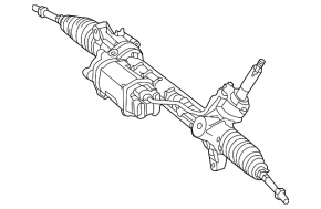 Steering rack Mercedes GLS-class X166 13-19 electric