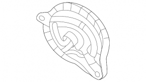 Front panel speaker lower left Mercedes W167 GLE 350 450 20-23 Burmester
