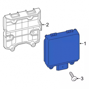 Blind Spot Sensor BSM Right Ford Edge 15-18