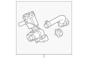 Fuel Vapor Leak Detection Pump Jaguar F-Pace X761 17-