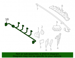 Mercedes CLA 14-19 Rear Bumper Wiring for BSM