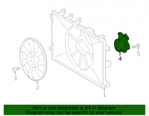 Cooling Fan Motor Lexus UX200 19-