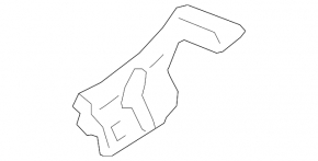 Upper rear left wing bracket Volvo XC60 18-23