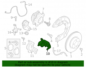 Rear right caliper BMW X7 G07 19-