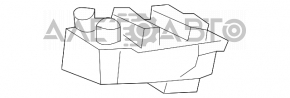 Front left window lift control for Honda Civic 4D 06-09 (no buttons)