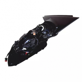 Side mirror left Audi A6 C7 12-18 14+2 pins, for auto warehouse, BSM, turn signal, auto-dimming, black