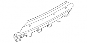 BMW 5 F10 14-16 Rear Bumper Absorber