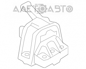 Engine mount right Audi Q3 8U 15-18 CCTA