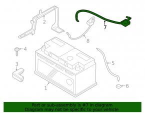 Positive wire through the entire body of BMW X3 F25 11-17 without fasteners