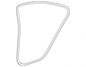 Door seal rear left Lexus ES350 07-12