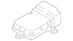 BMW X7 G07 19-20 SRS Airbag Computer Module